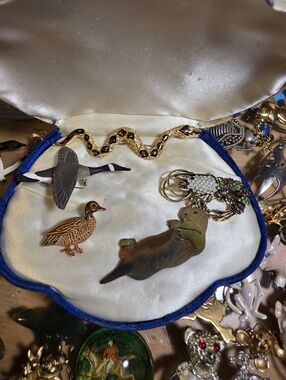animal brooch lot for blue!